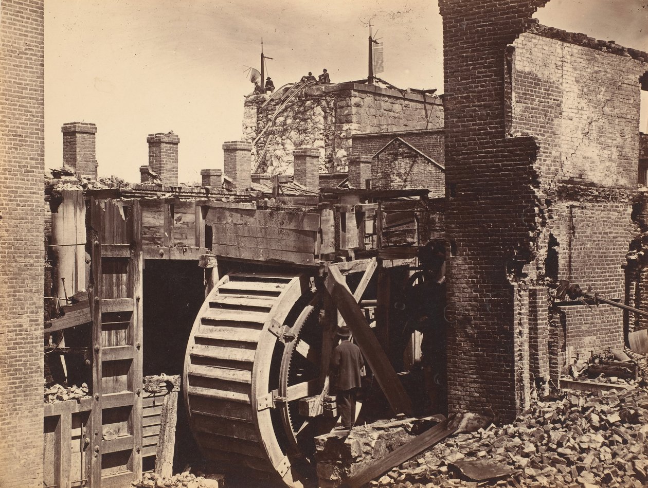 ميل ، ريتشموند ، فيرجينيا ، كاليفورنيا. 1865. بواسطة الكسندر جاردنر
