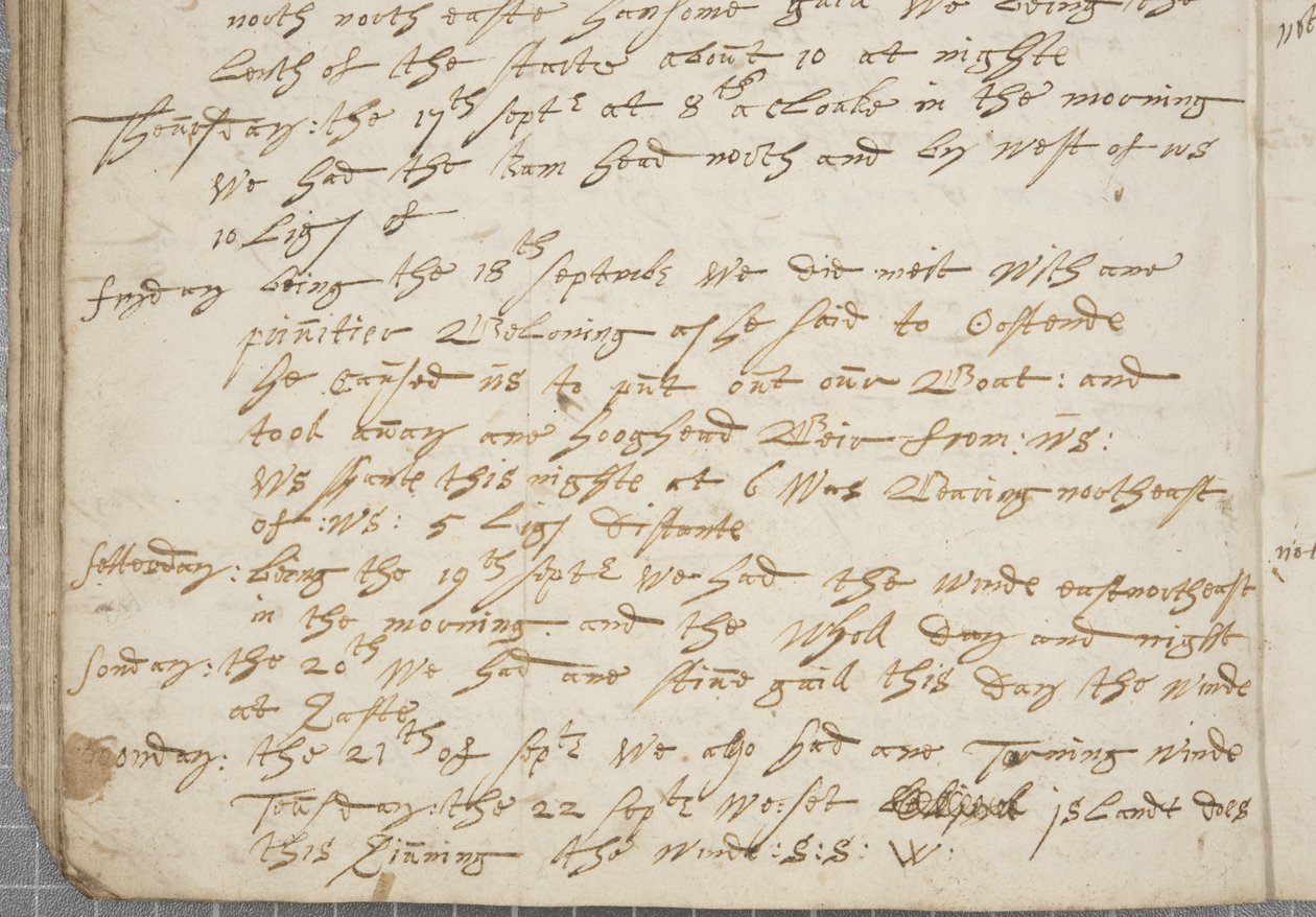 مجلة الكسندر جيليسبي ، التفاصيل ، 1674 بواسطة ألكسندر جيليسبي