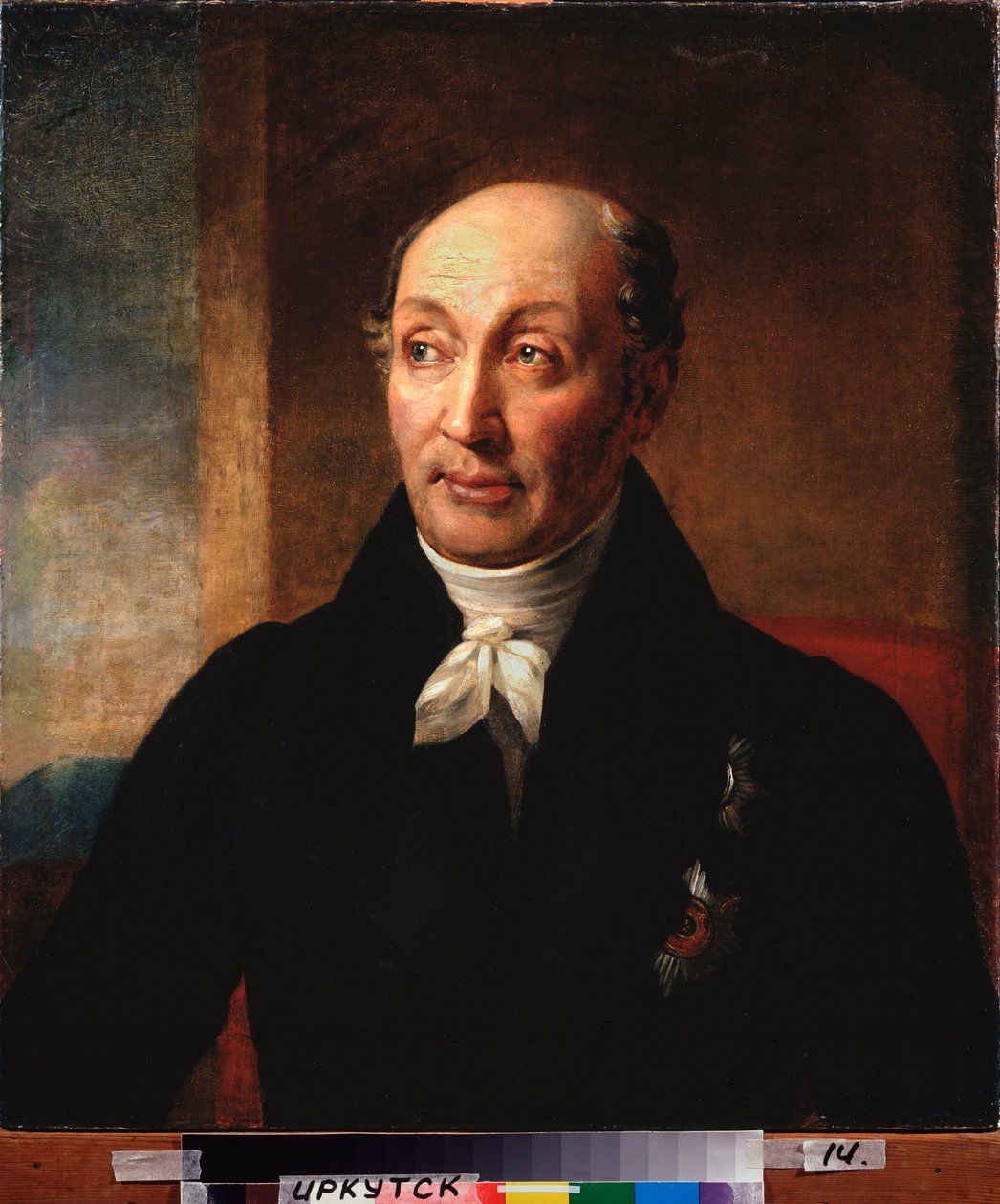 صورة لوزير الخارجية ، الكونت ميخائيل سبيرانسكي (1772-1839) (صورة لوزير الخارجية الكونت ميخائيل سبيرانسكي) - رسم لألكسندر غريغوريفيتش فارنيك (1782-1843) ، زيت على قماش بواسطة الكسندر جريجوريفيتش فارنيك