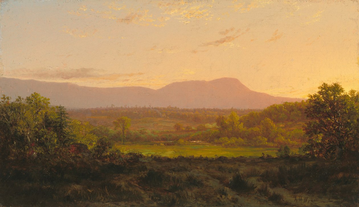 الوادي السلمي ، ج. 1872. بواسطة ألكسندر هيلويج وايانت