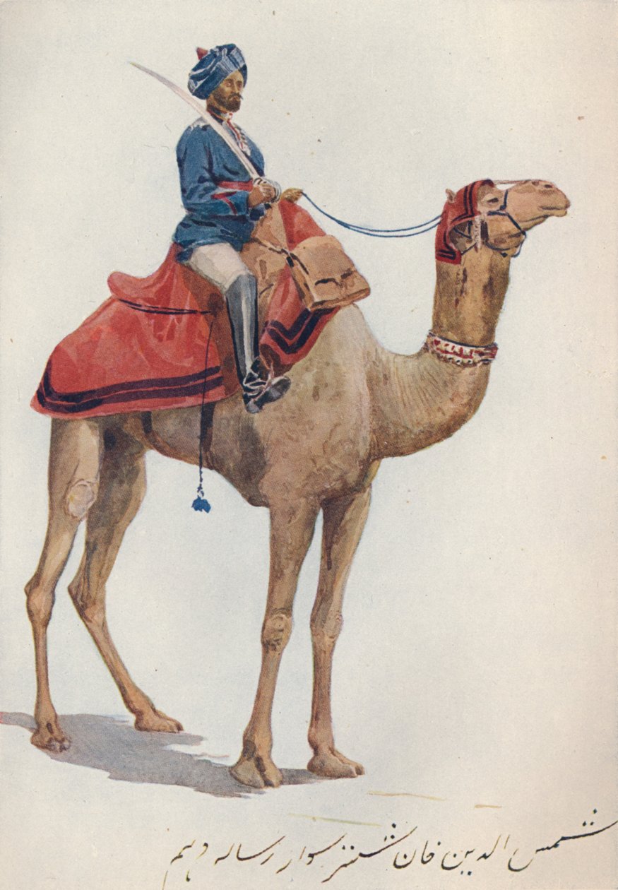 جمل صوار من 10 لانسر البنغال ، c1880 1905. بواسطة الكسندر هنري هالام موراي