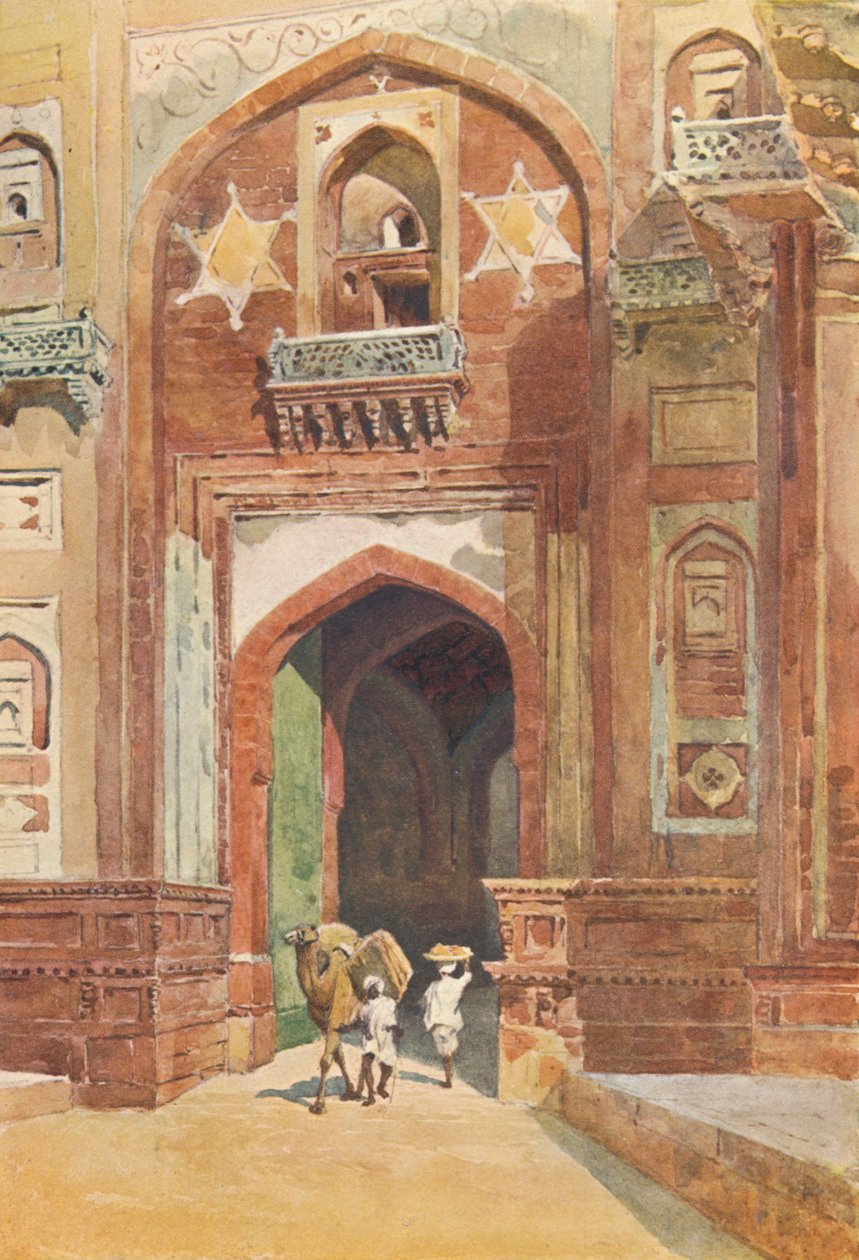 حصن أجرا - داخل بوابة دلهي ، c1880 1905. بواسطة الكسندر هنري هالام موراي