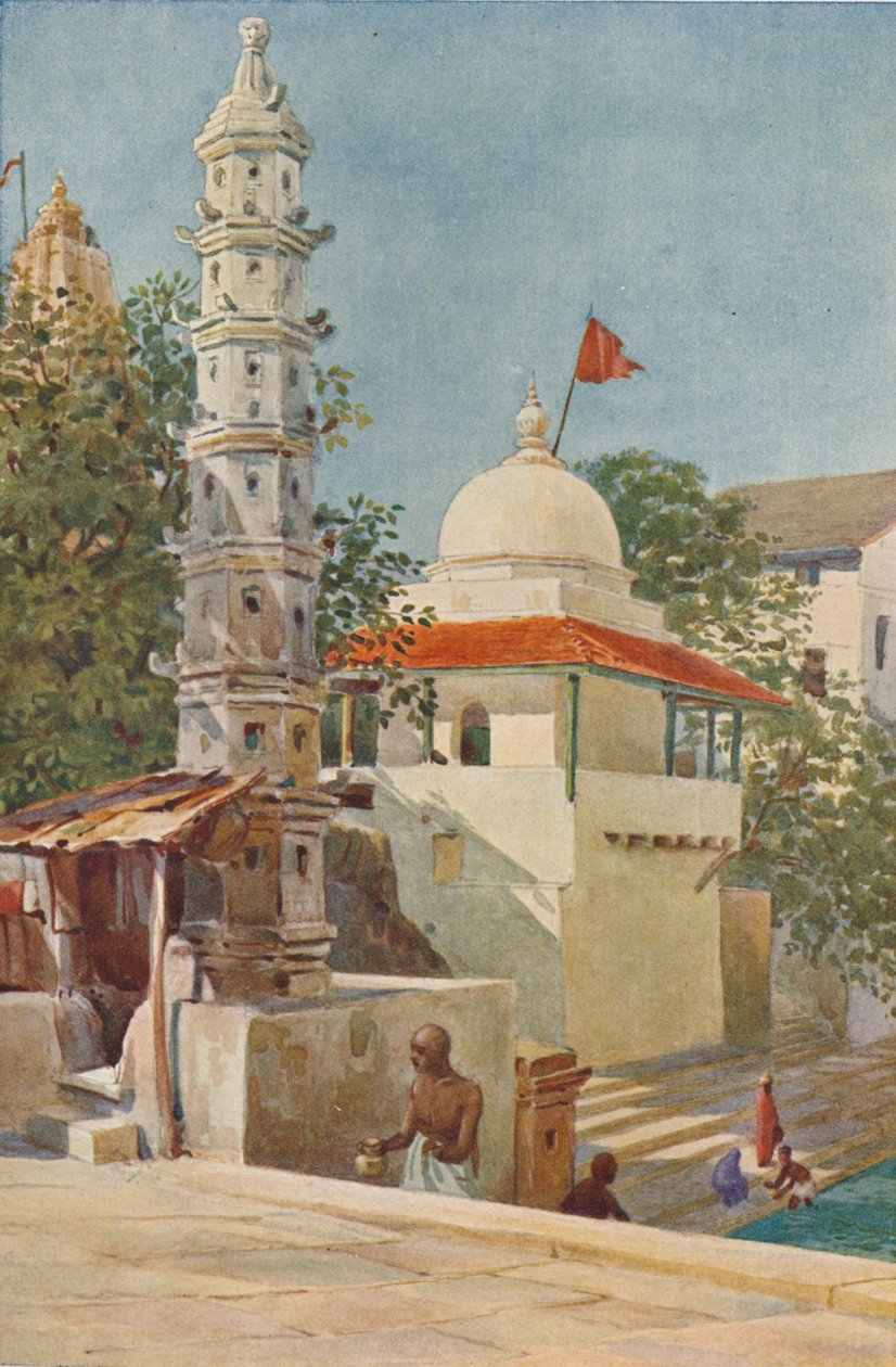 معبد والكيشوار ، بومباي ، c1880 1905. بواسطة الكسندر هنري هالام موراي