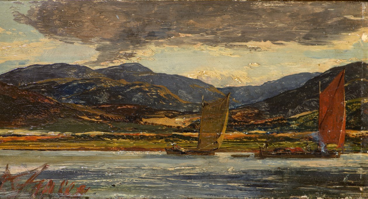 River Scene بواسطة ألكسندر جنر. فريزر