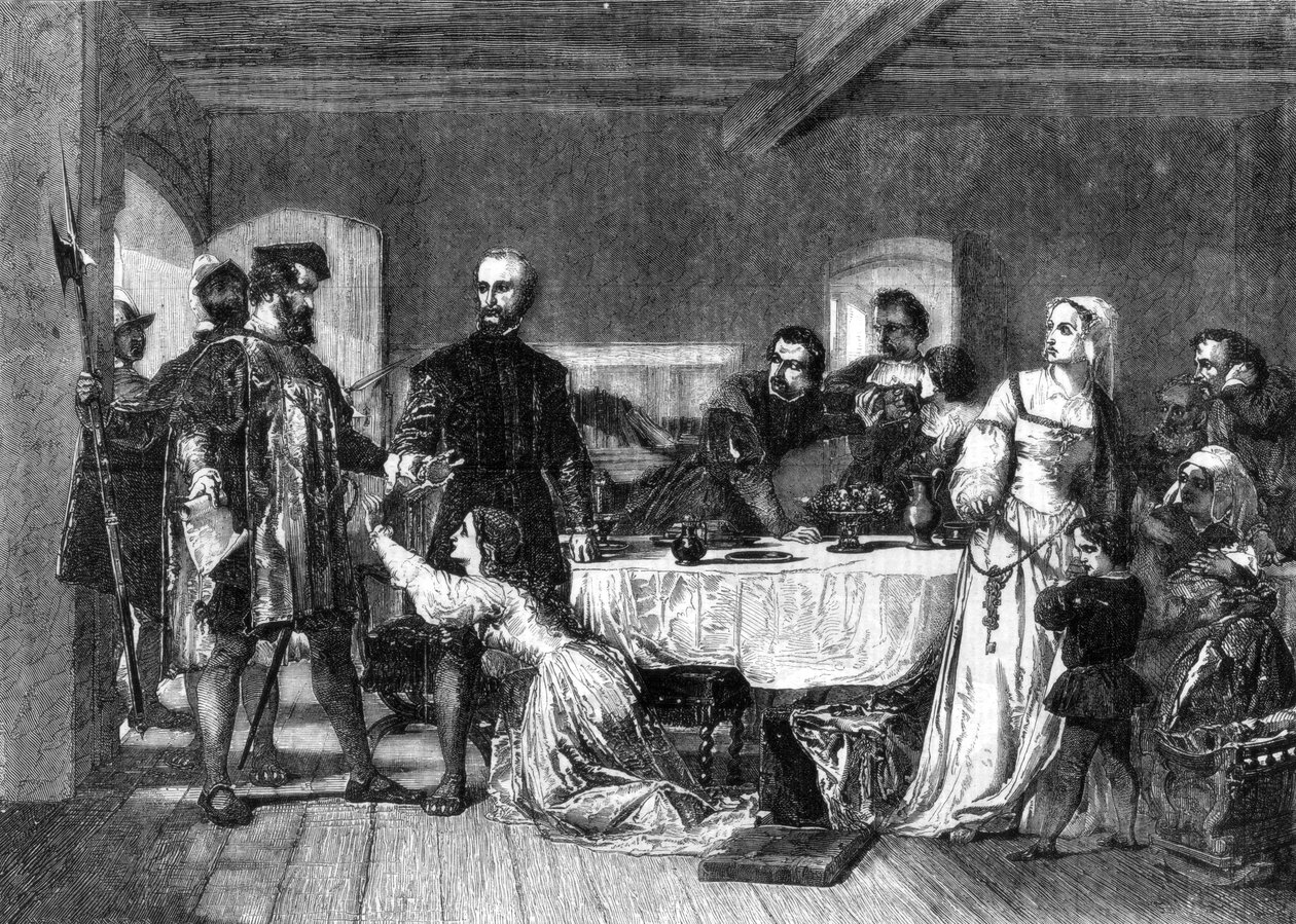 القبض على جون براون من أشفورد ، لولارد ، 1517 ، 1856 بواسطة الكسندر جونستون