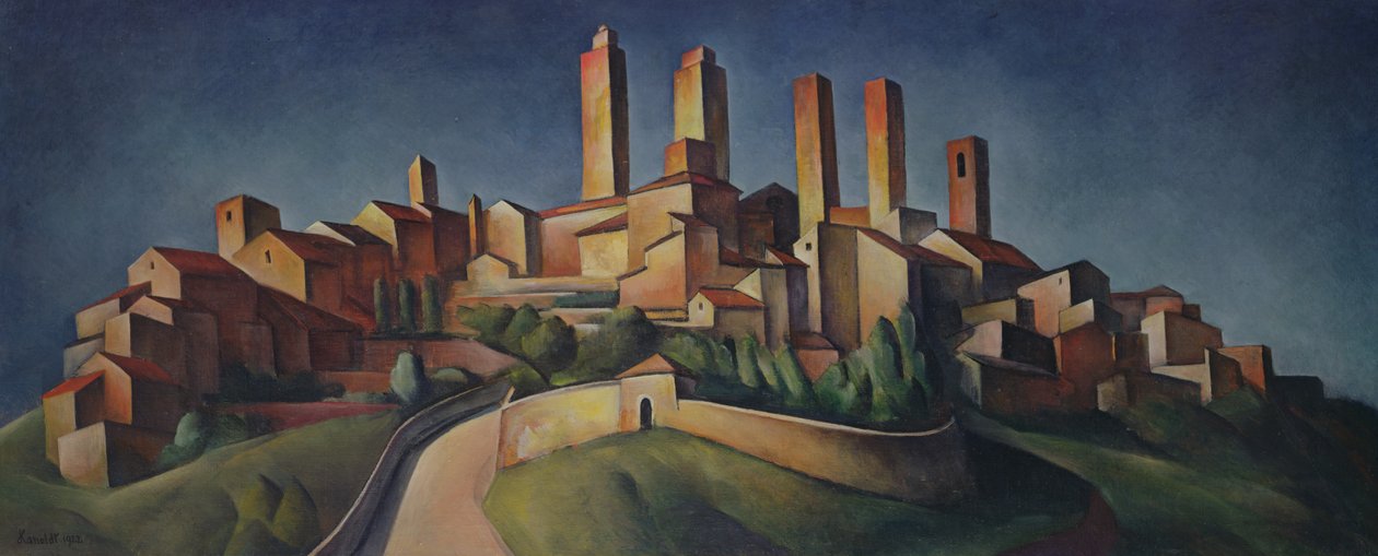 سان جيمينيانو ، 1922 بواسطة الكسندر كانولدت