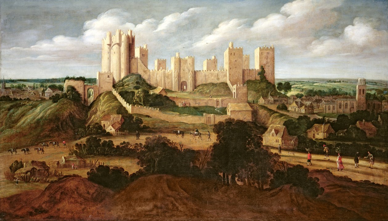 قلعة Pontefract ، 1620-40 بواسطة ألكساندر كيرينكس