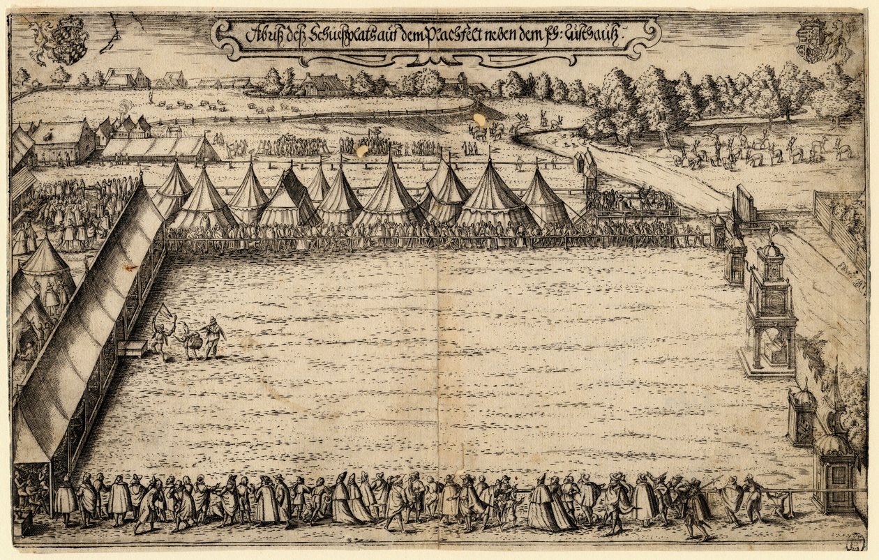 رماة القوس والنشاب في ميونيخ عام 1599 بواسطة الكسندر ماير