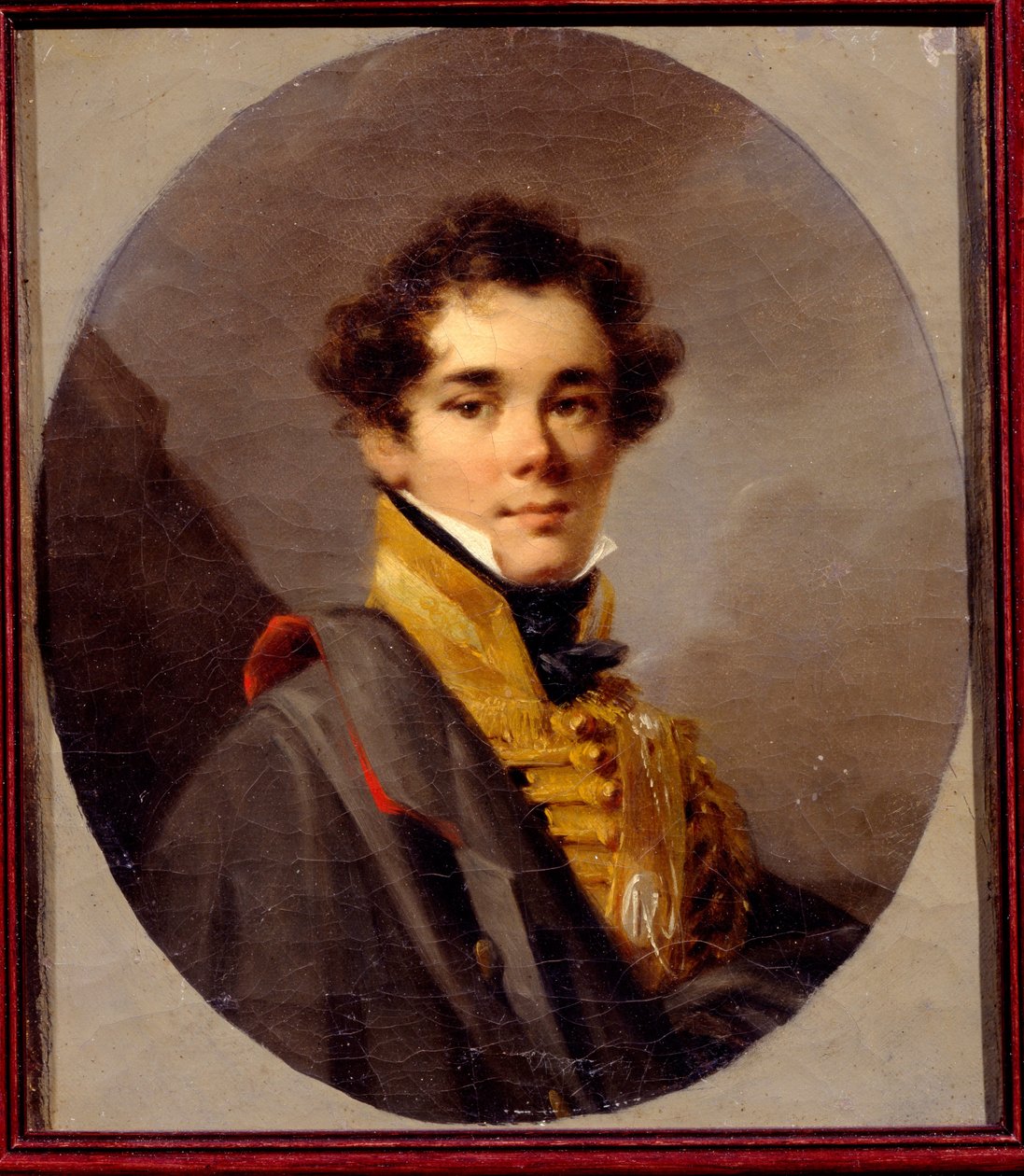 صورة للكونت فاسيلي أولسوفييف (1796-1858). لوحة للاسكندر (الكسندر) موليناري (1772-1831) ، زيت على قماش بواسطة ألكسندر موليناري
