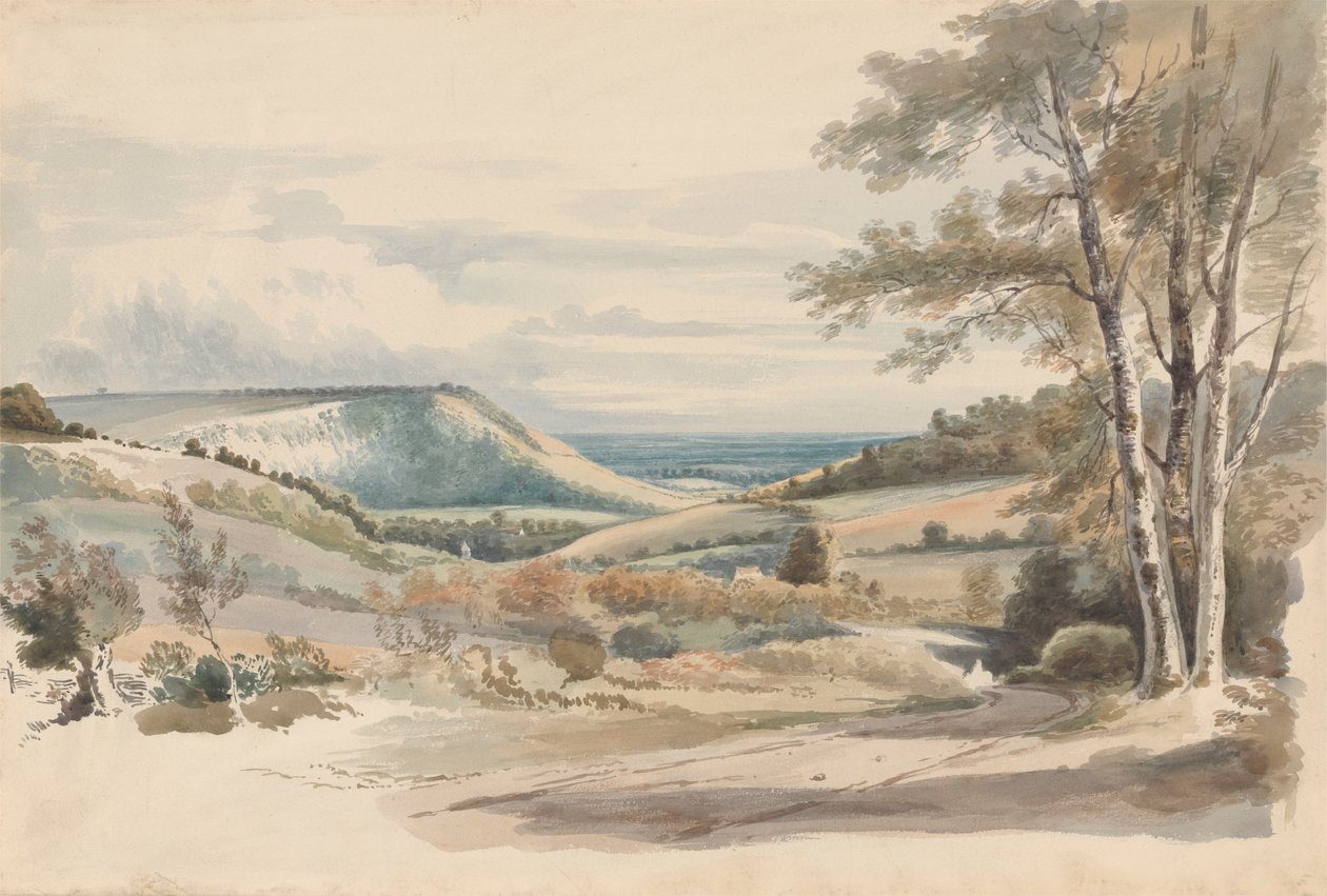 Boxhill من West Humble Lane بواسطة الكسندر مونرو
