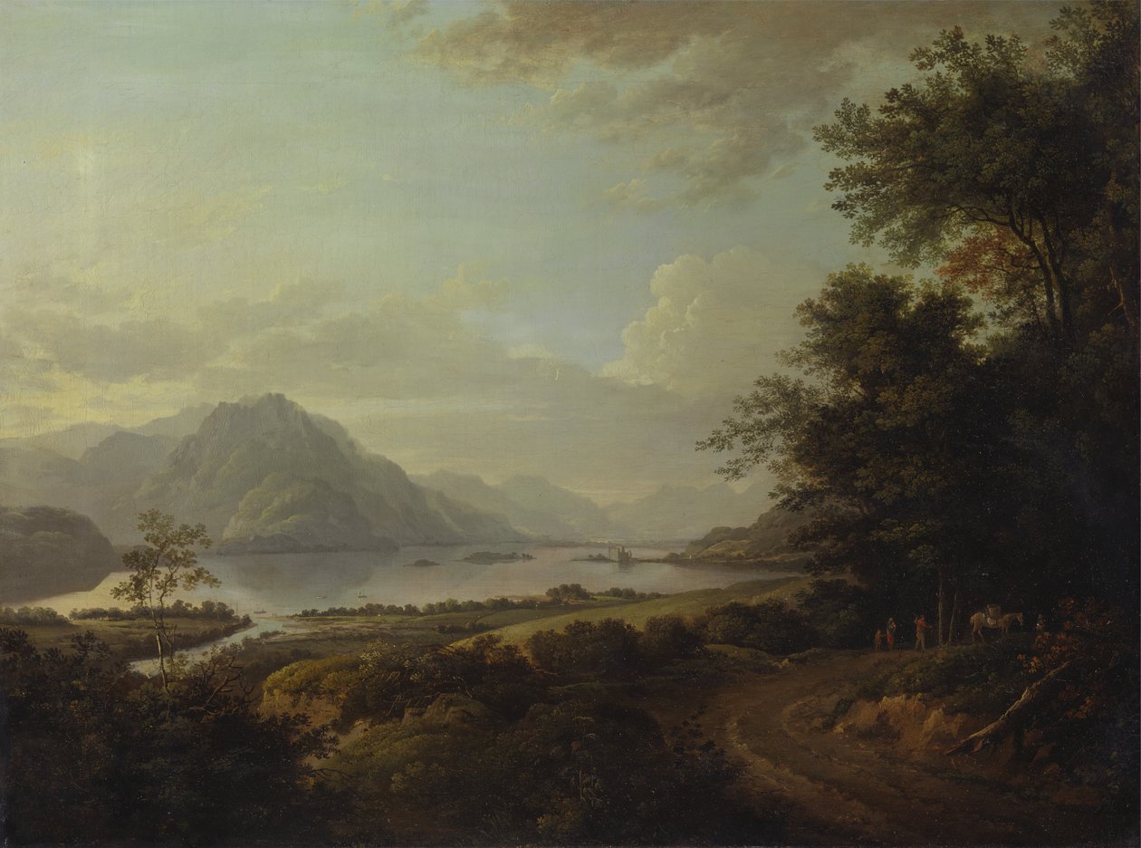 بحيرة لوخ ، أرغيلشاير ، كاليفورنيا. 1785. بواسطة الكسندر نسميث