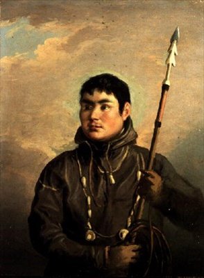 صورة لـ Eskimo Whaler ، John Sacheuse (زيت على قماش) بواسطة الكسندر نسميث