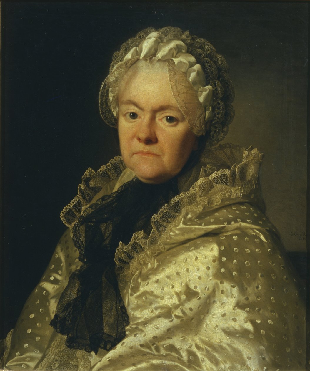 صورة الكونتيسة إيكاترينا أندرييفنا تشيرنيشيفا ، ني أوشاكوفا 1715-1779 ، 1776 بواسطة الكسندر روسلين