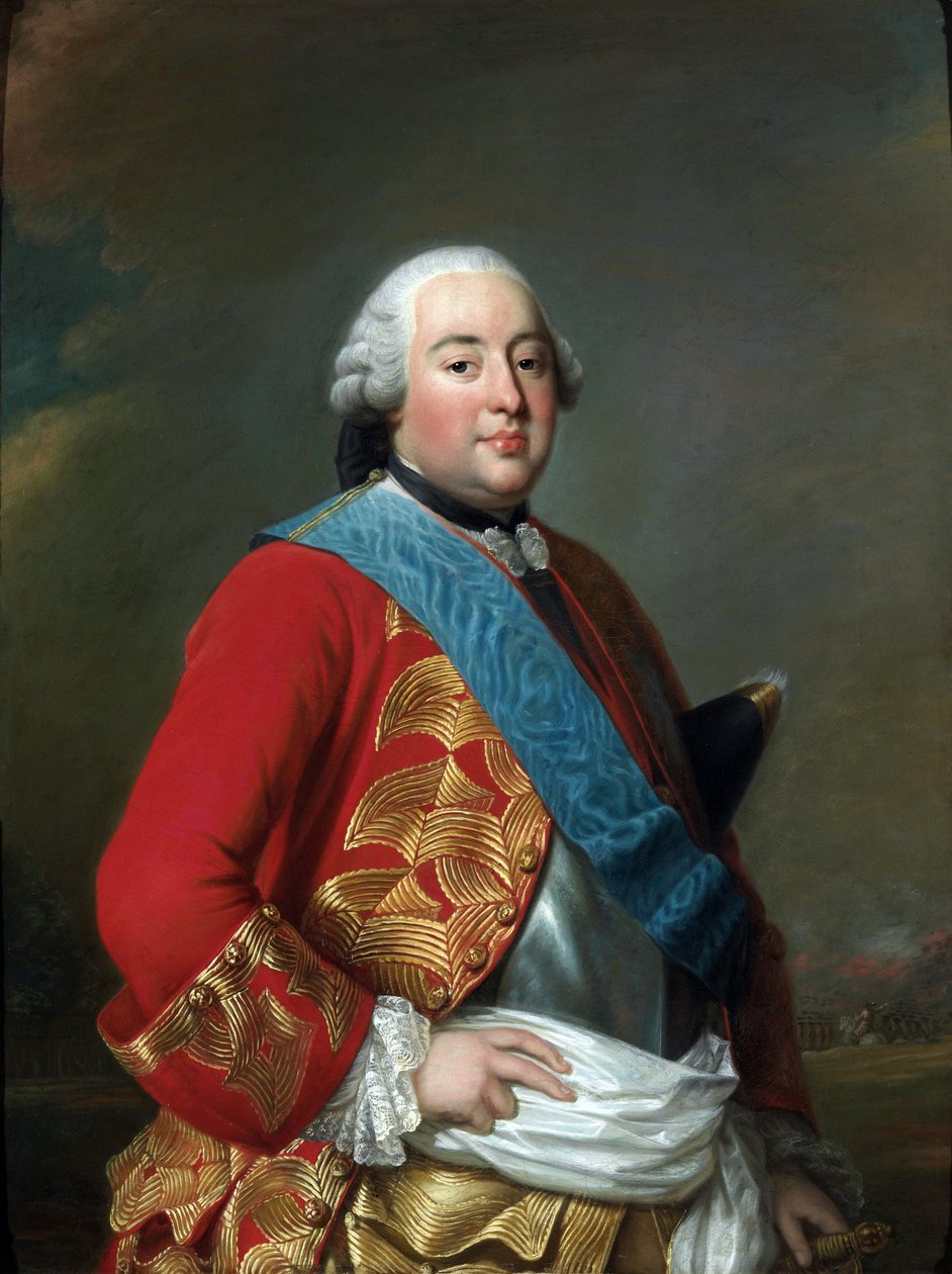 صورة لويس فيليب الأول (1725-1785) ، Duc de Orleans dit Le Gros - رسم ألكساندر (ألكسندر) روزلين (1718-1793) ، حوالي 1770 - زيت على قماش - المتحف الوطني ستوكهولم بواسطة الكسندر روسلين