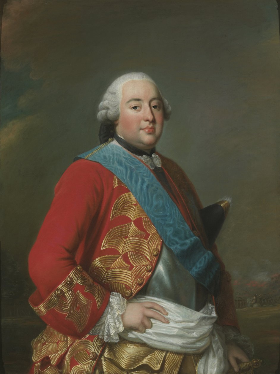 صورة لويس فيليب الأول (1725-1785) ، دوسي دي أورليانز ، بقلم روزلين ، ألكساندر (ألكسندر) (1718-1793). زيت على قماش ، حوالي 1770. الأبعاد: 116 × 88 سم. المتحف الوطني ستوكهولم بواسطة الكسندر روسلين