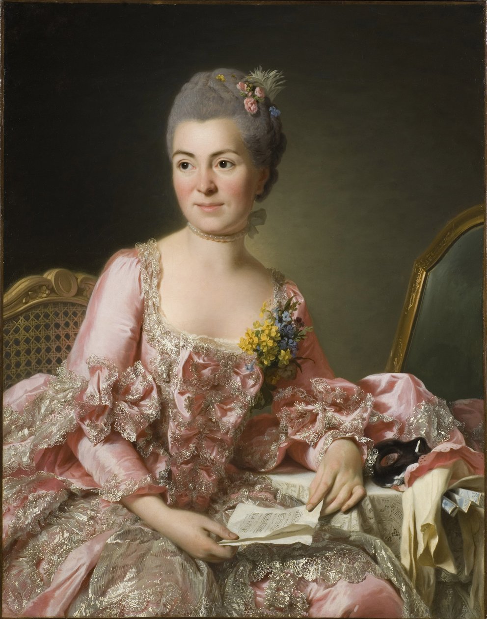 صورة ماري سوزان جيروست ، مدام روزلين 1734-1772 ، 1770 بواسطة الكسندر روسلين