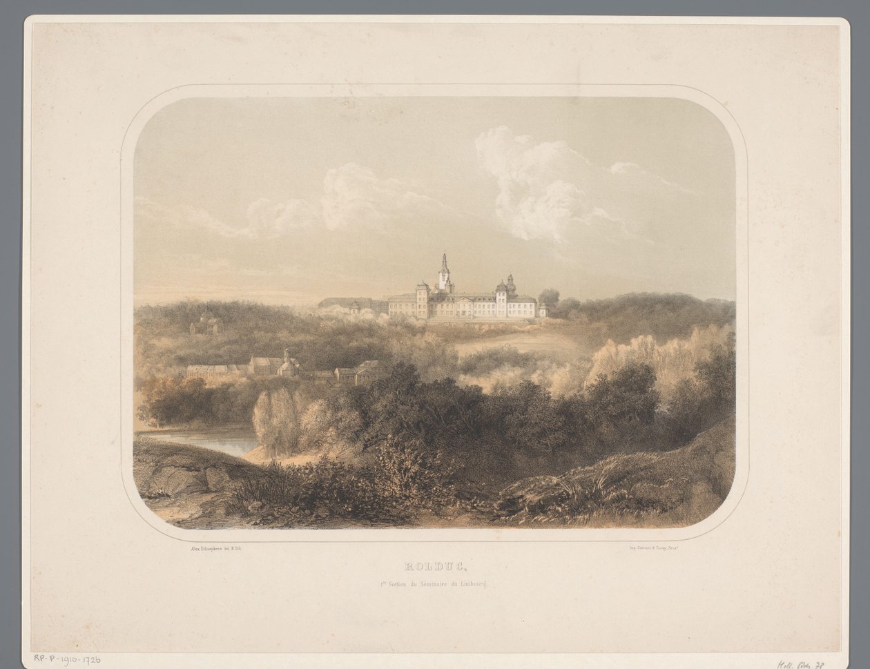 أبديج رولدوك Rolduc ، القسم الأول من معهد ليمبورغ الإكليريكي (العنوان على الكائن) Rolduc ومحيطها (عنوان المسلسل) بواسطة الكسندر شيبكنز