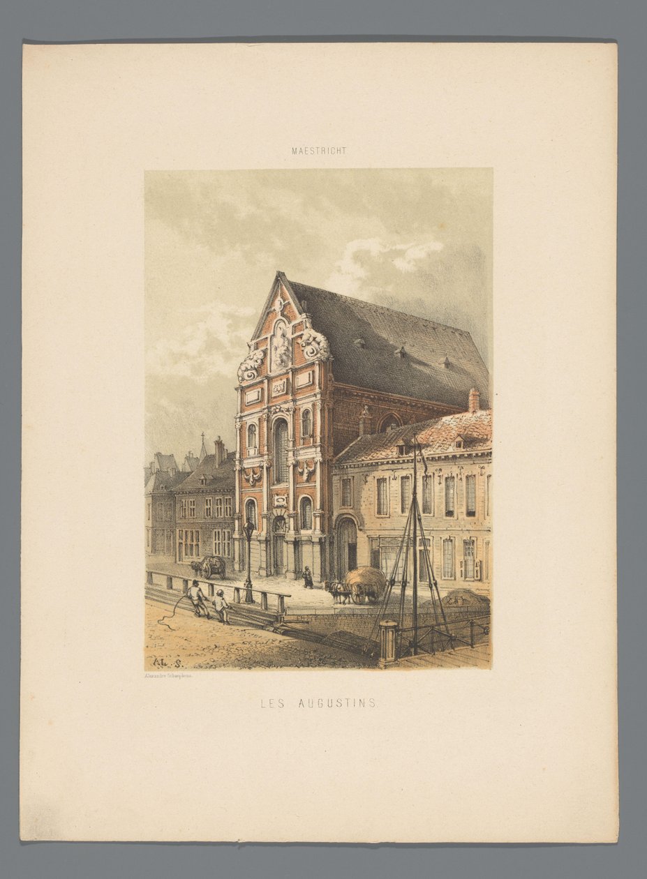الكنيسة الأوغسطينية في ماستريخت ليه أوغستين (العنوان على الكائن) Monuments de Maastricht (عنوان السلسلة) بواسطة الكسندر شيبكنز