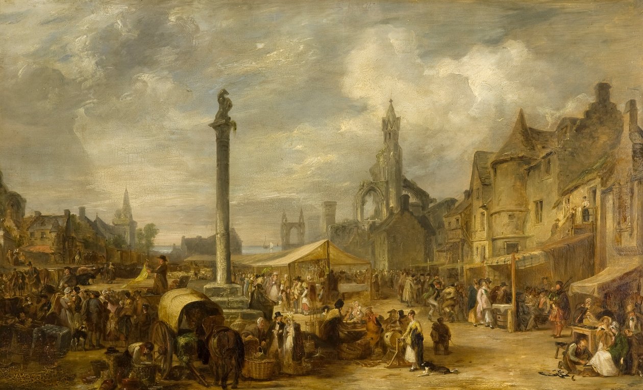 معرض سكوتش ، حوالي عام 1834 (زيت على لوح) بواسطة ألكسندر سنر فريزر