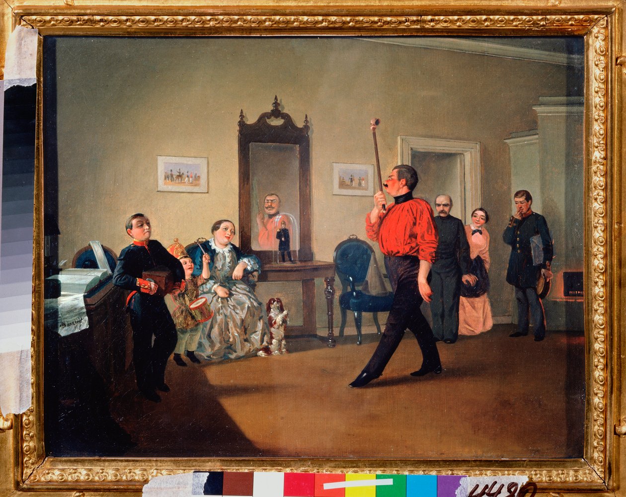 مارسومانيا السلمية - رسم ألكسندر فاسيليفيتش أوستينوف (1796-1868) ، زيت على قماش بواسطة الكسندر فاسيليفيتش اوستينوف