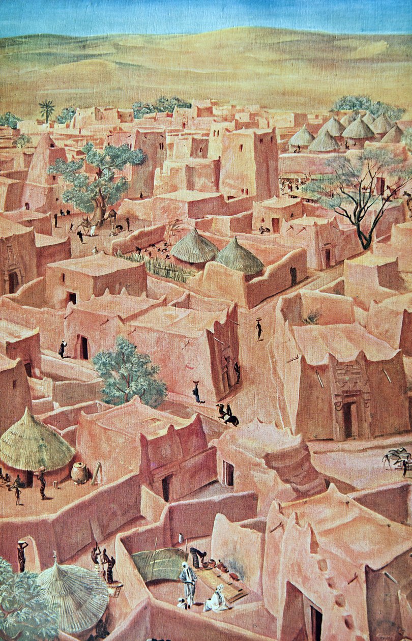 زيندر ، من رسومات ولوحات أفريقية ، تم تنفيذه خلال رحلة سيتروين سنتر أفريقيا ، المهمة الثانية Haardt Audouin-Dubreuil ، حانة. باريس ، 1927 بواسطة ألكسندر ياكوفليف