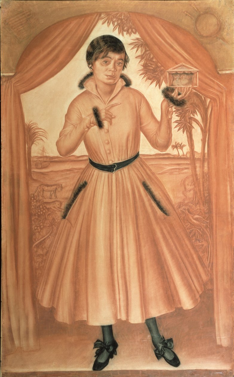 صورة زوجة الفنانين ، ج. 1917 بواسطة ألكسندر يفجينيفيتش ياكوفليف