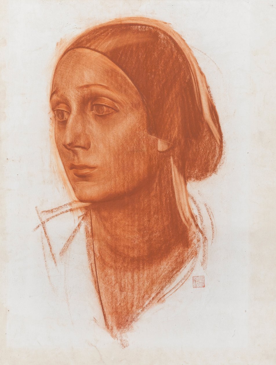 صورة راقصة الباليه آنا بافلوفا 1881-1931 ، ج. 1924 بواسطة ألكسندر يفجينيفيتش ياكوفليف