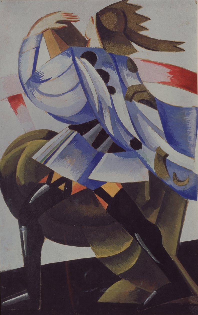Mercutio. تصميم أزياء مسرحية روميو وجولييت بقلم دبليو شكسبير ، 1921 بواسطة الكسندرا الكسندروفنا اكستر