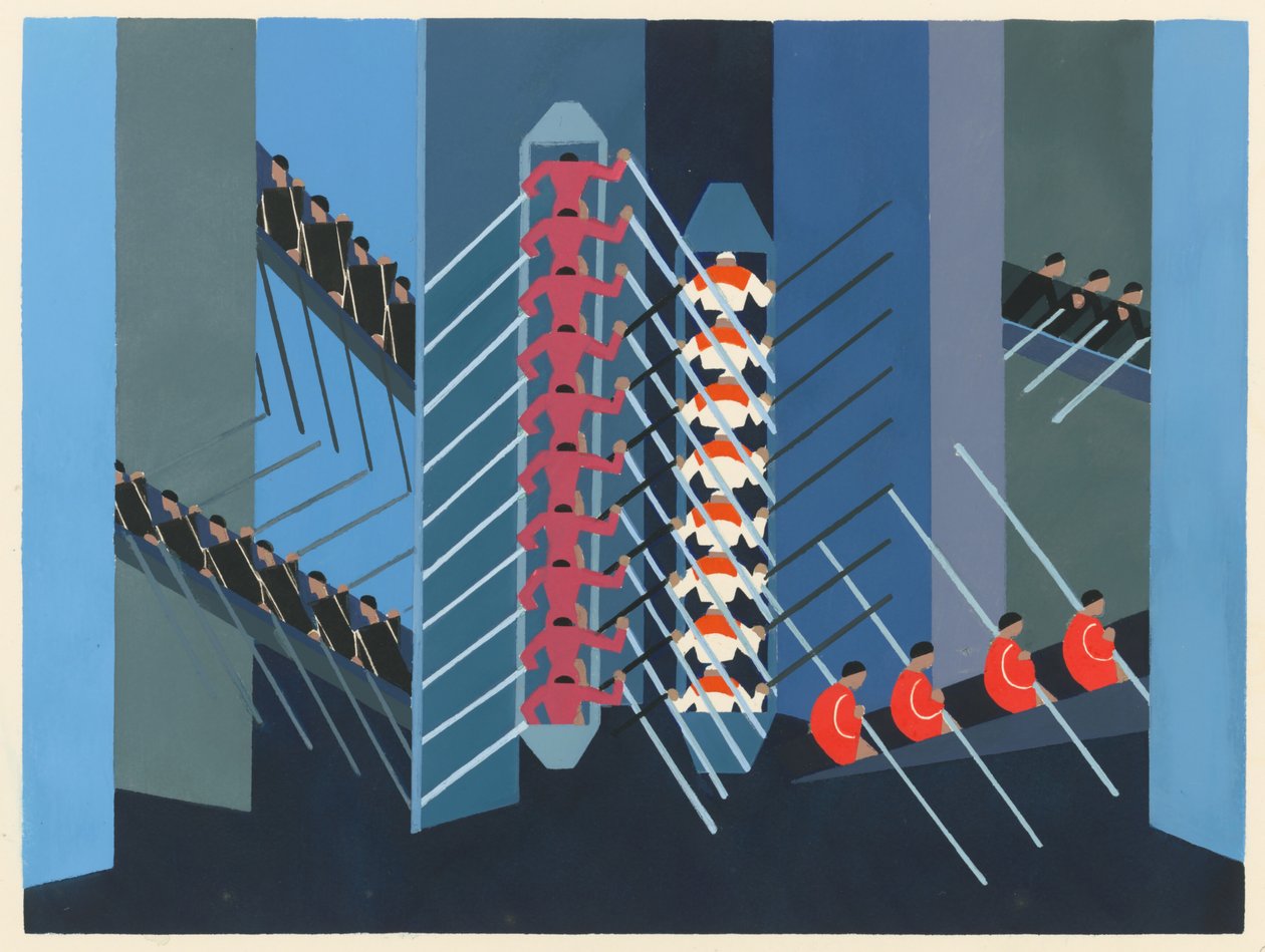 تصميم خلاب من مجموعة Décors de Théâtre ، 1930. بواسطة الكسندرا الكسندروفنا اكستر