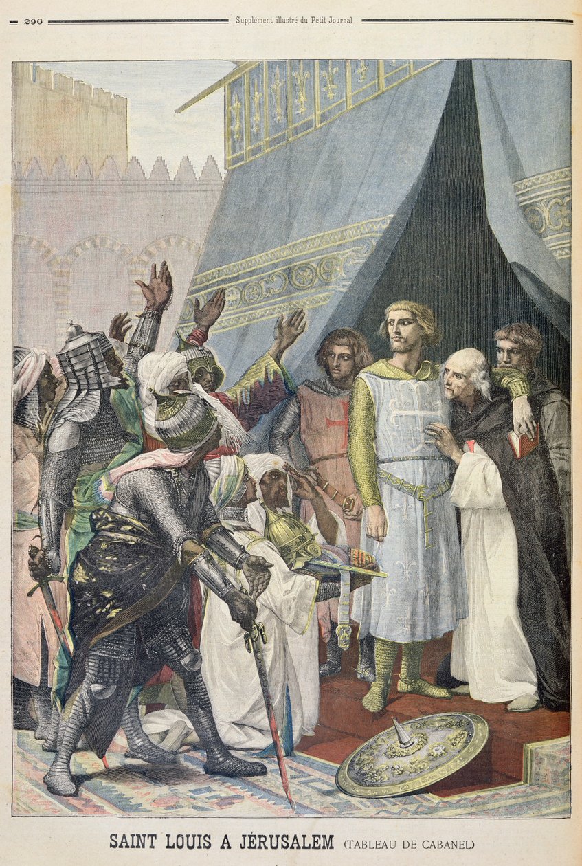سانت لويس في القدس ، توضيح من الملحق المصور لـ Le Petit Journal ، 11 سبتمبر 1898 بواسطة ألكسندر كابانيل