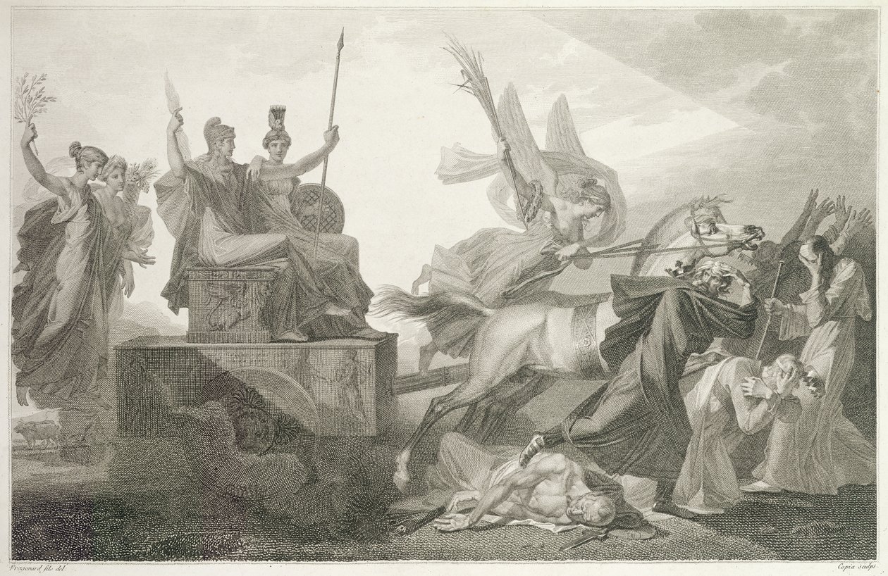 الجمهورية الفرنسية ، نقشها جاك لويس كوبيا ، 179798 بواسطة الكسندر إيفاريست فراغونارد