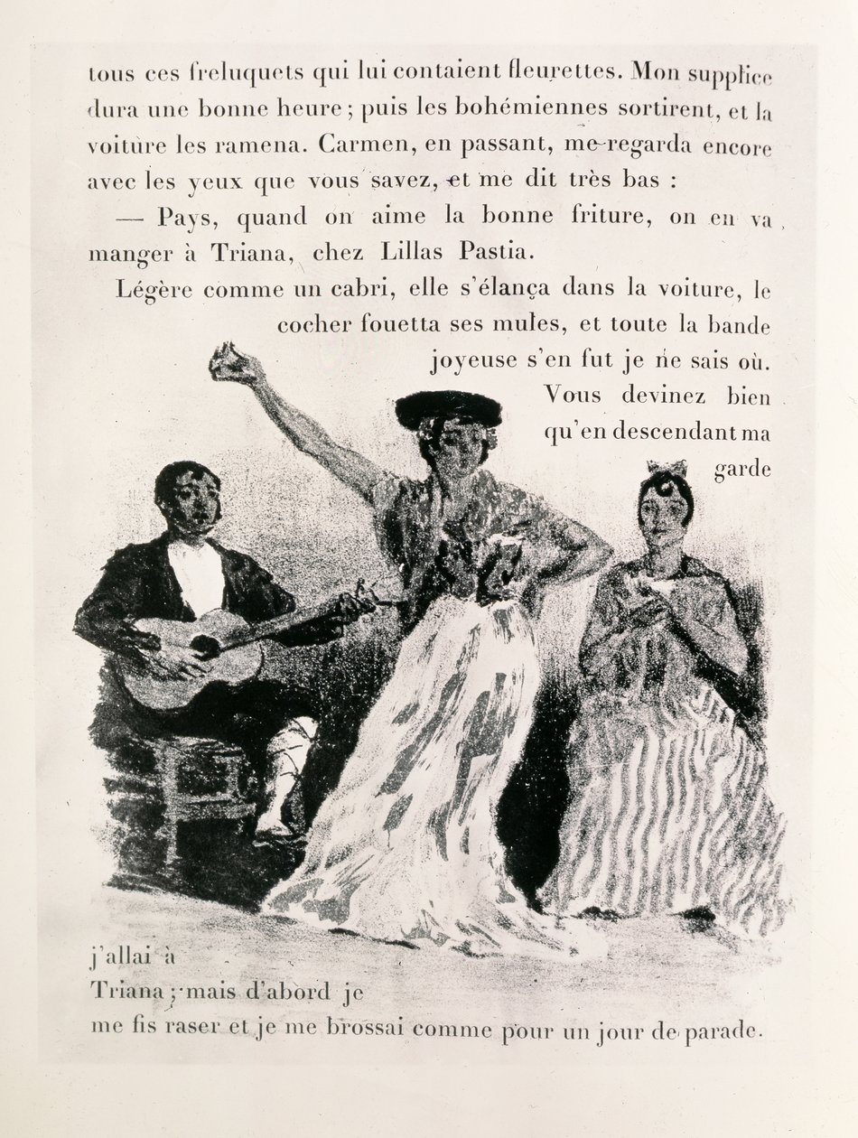 رقص كارمن ، حانة .1901 بواسطة ألكسندر لونوا