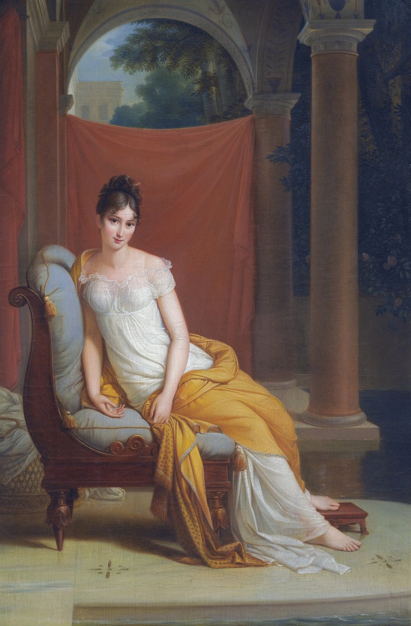 مدام ريكامير (1777-1849) بواسطة الكسندر إيفاريست فراغونارد