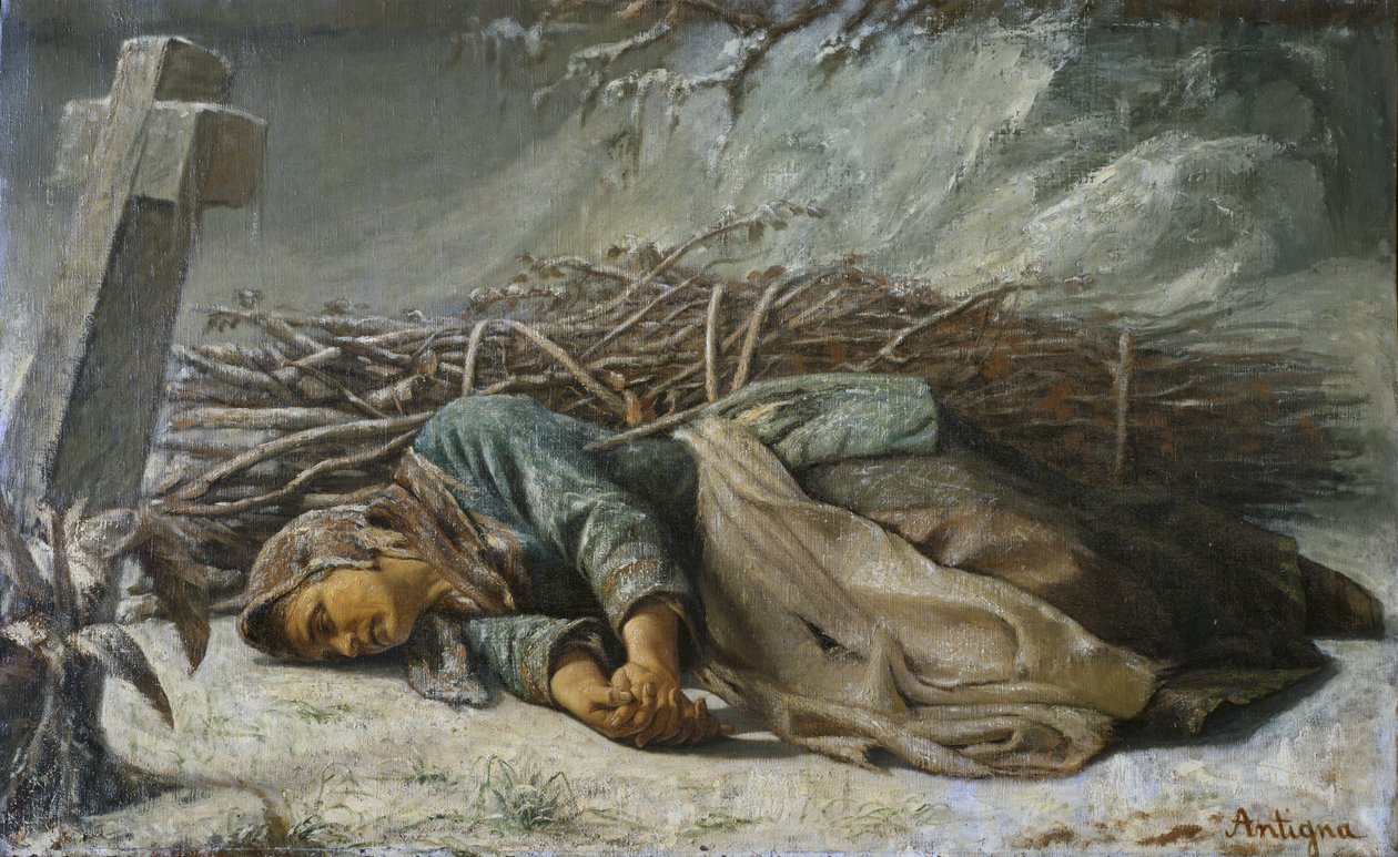 المرأة الفقيرة ، 1857 بواسطة ألكسندر أنتيجنا