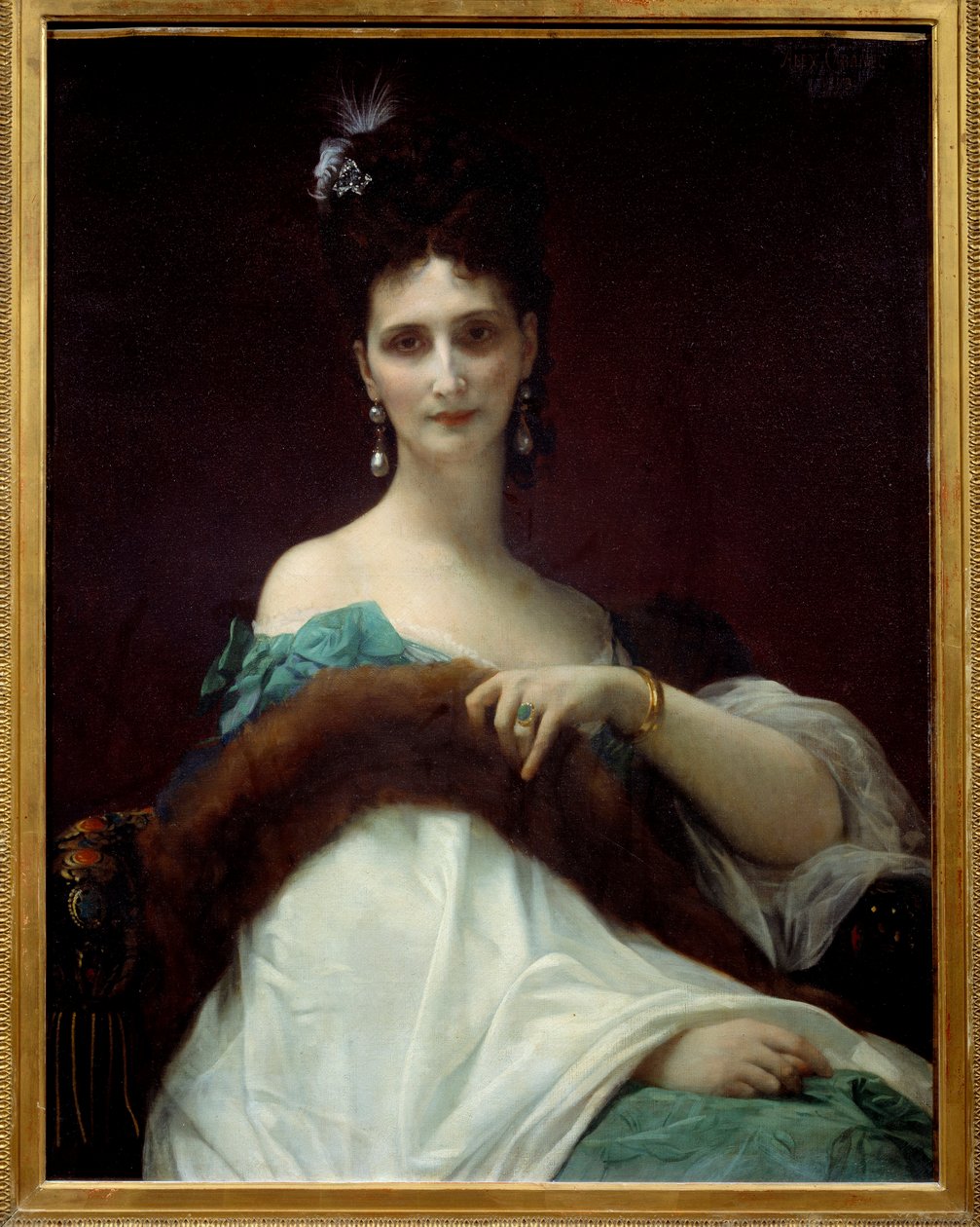 صورة لكونتيسة كيلر (مركيز القديس إيف دالفيدر لوحة رسم ألكسندر كابانيل (1823-1889) 1873 الشمس 0،99x0،77 م باريس ، متحف أورسيه بواسطة ألكسندر كابانيل