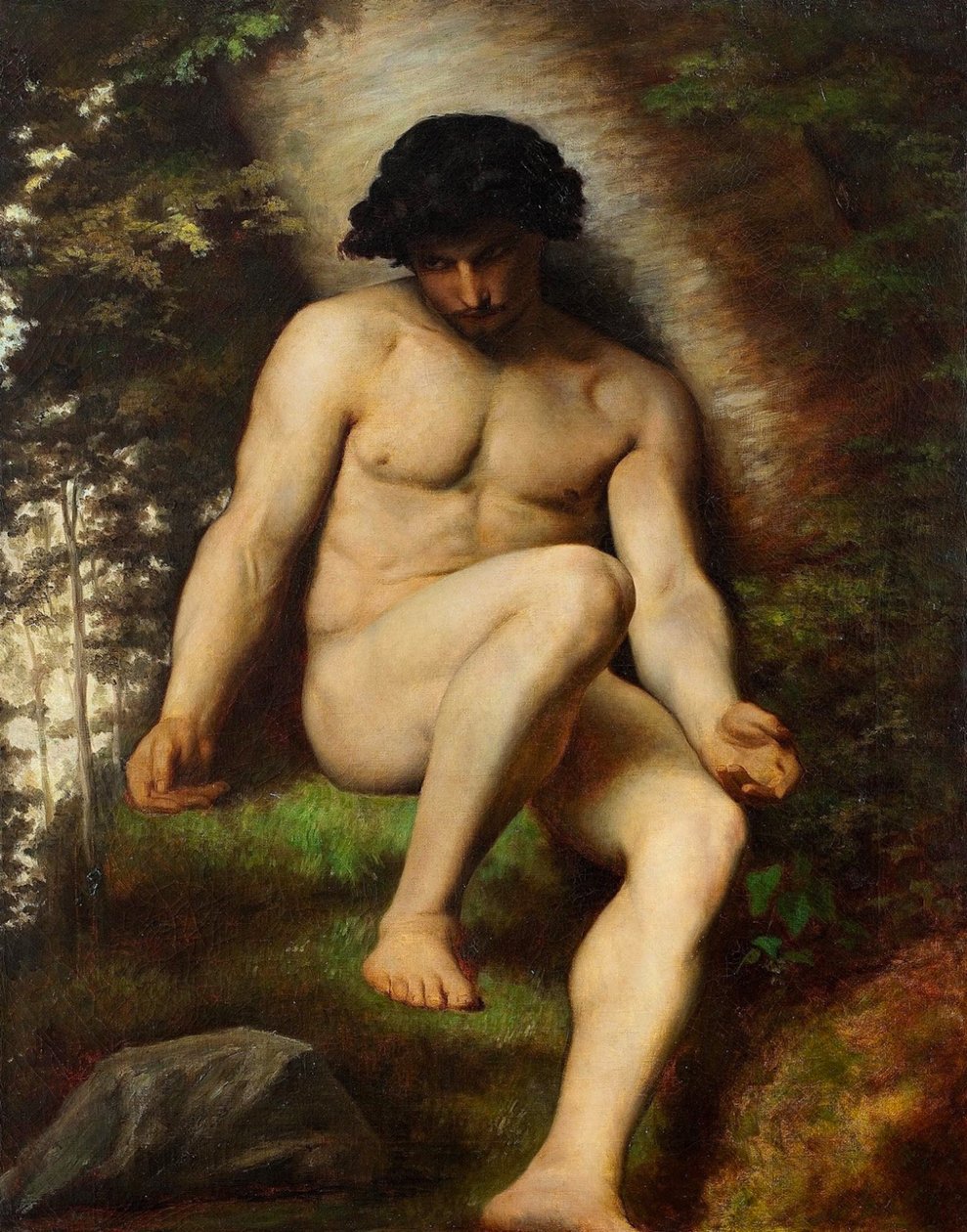 دراسة آدم لـ Paradis perdu ، c.1863 بواسطة ألكسندر كابانيل