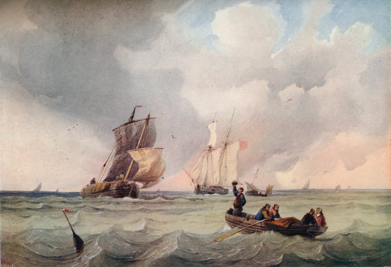 "Seascape"، c1860 بواسطة الكسندر فرانسيا
