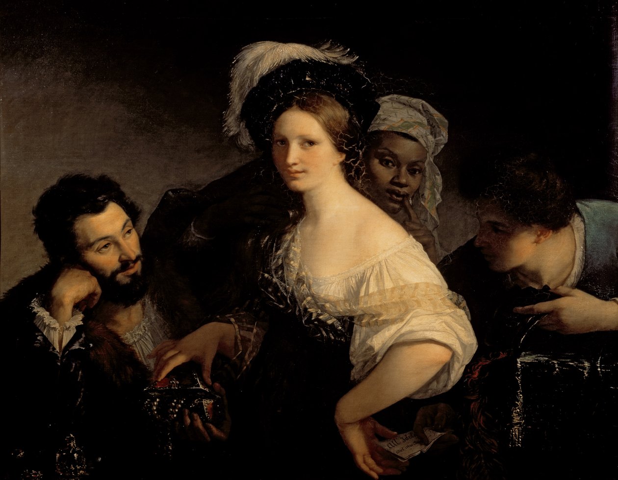 The Court Courtan الشباب ، 1821 بواسطة الكسندر فرانسوا كزافييه سيجالون