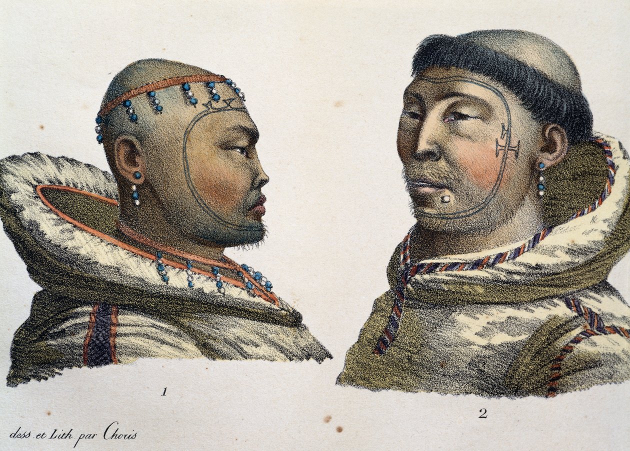 Inhabitants of St Lawrence Island بواسطة الكسندر جبرائيل (بعد) ديكامبس