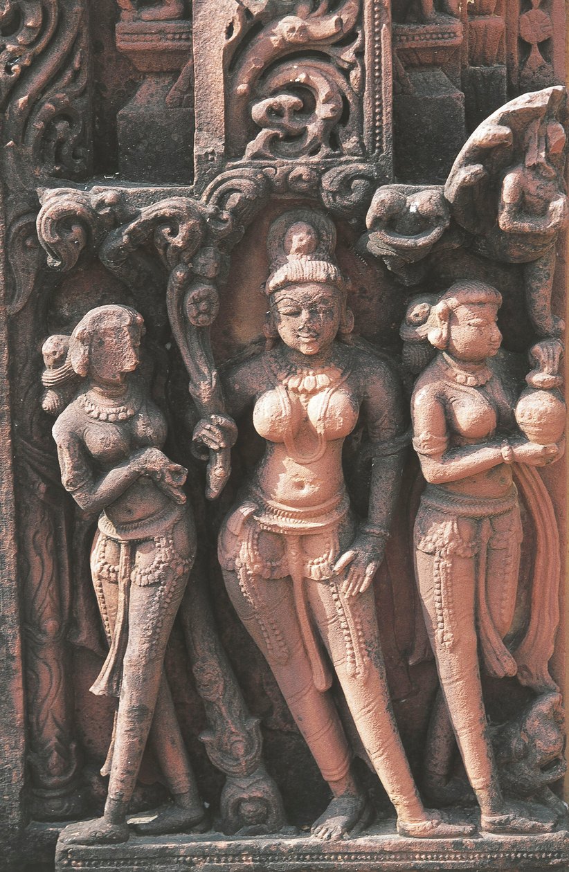 Sculpture depicting female figures, Jain Temple No 16, Deogarh, Uttar Pradesh, India, 8th-17th century. بواسطة الكسندر جبرائيل (بعد) ديكامبس