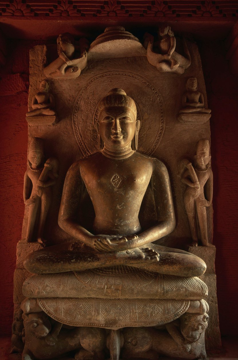 Tirthankara statue, Jain temple No 24, Deogarh, Uttar Pradesh, India, 8th-17th century. بواسطة الكسندر جبرائيل (بعد) ديكامبس