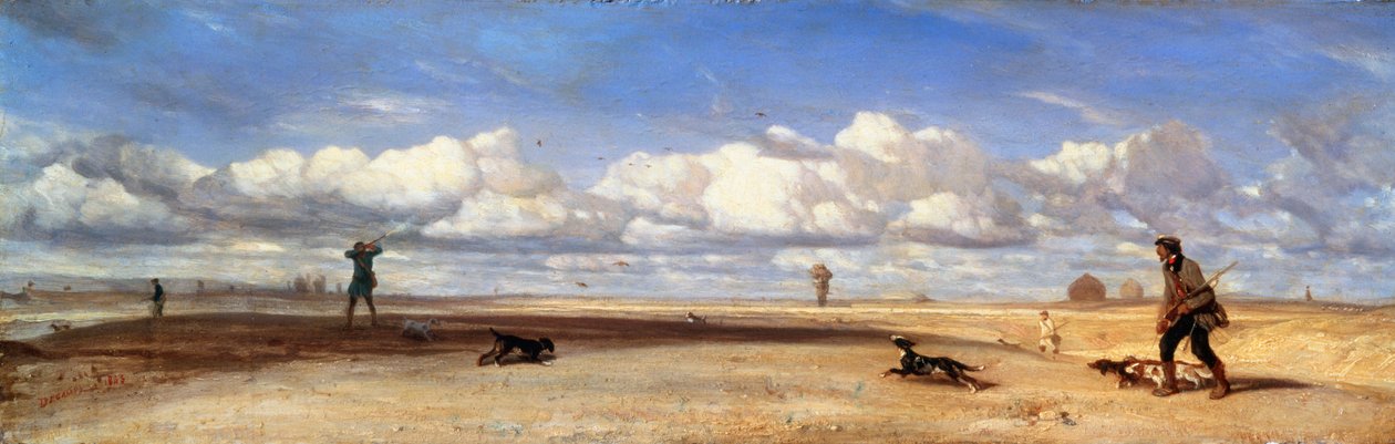 بطة الصيادين ، 1843. بواسطة الكسندر جابرييل ديكامبس