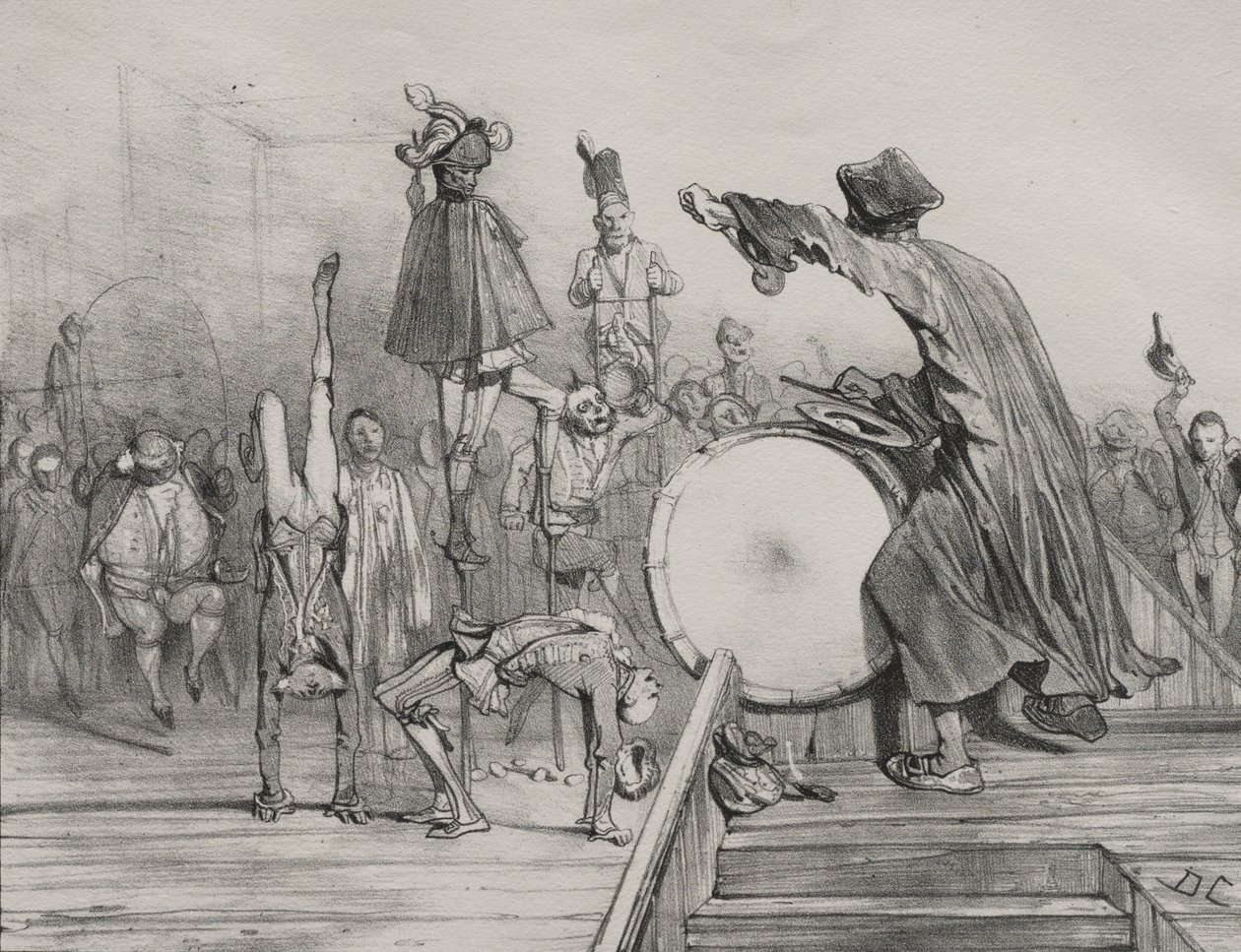 عظيم بهلوان !، 1830-1831. بواسطة الكسندر جابرييل ديكامبس