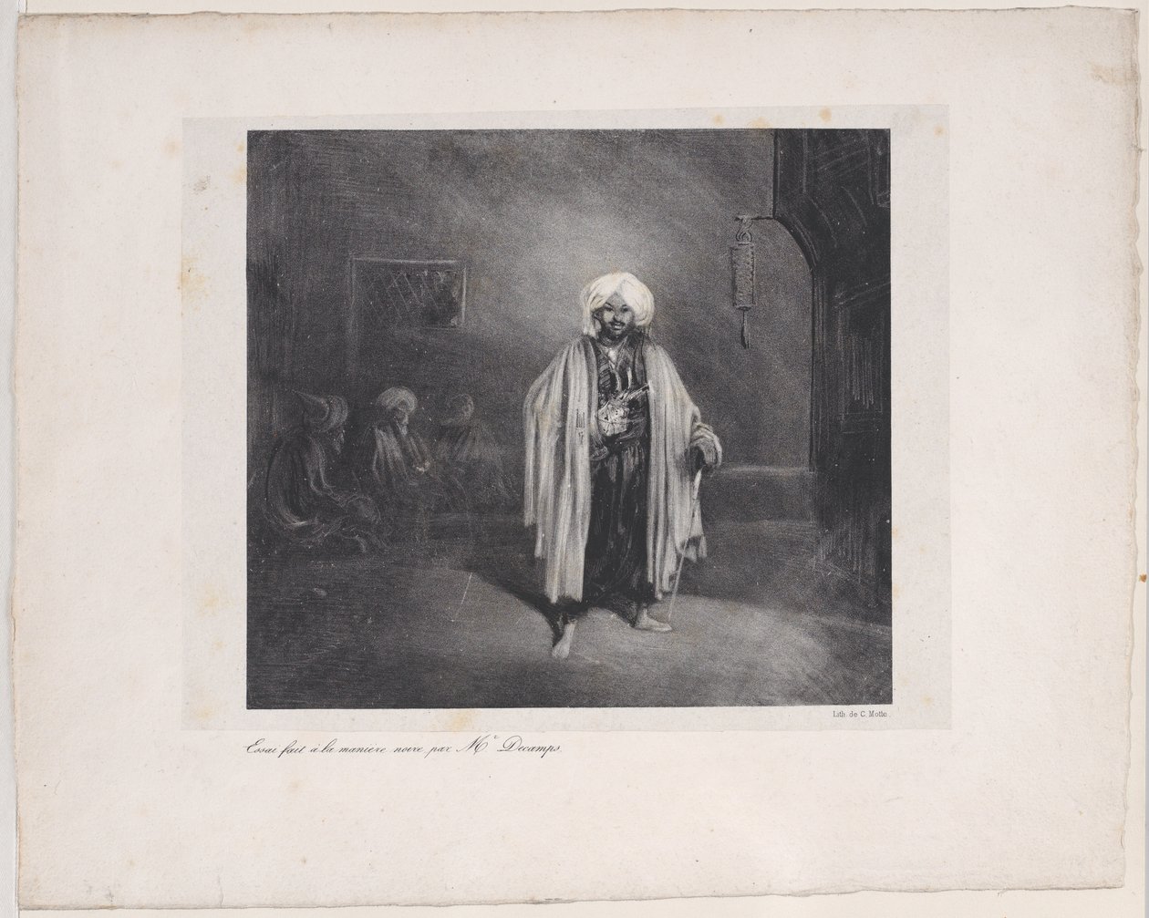الدائمة التركية ، 1831. بواسطة الكسندر جابرييل ديكامبس