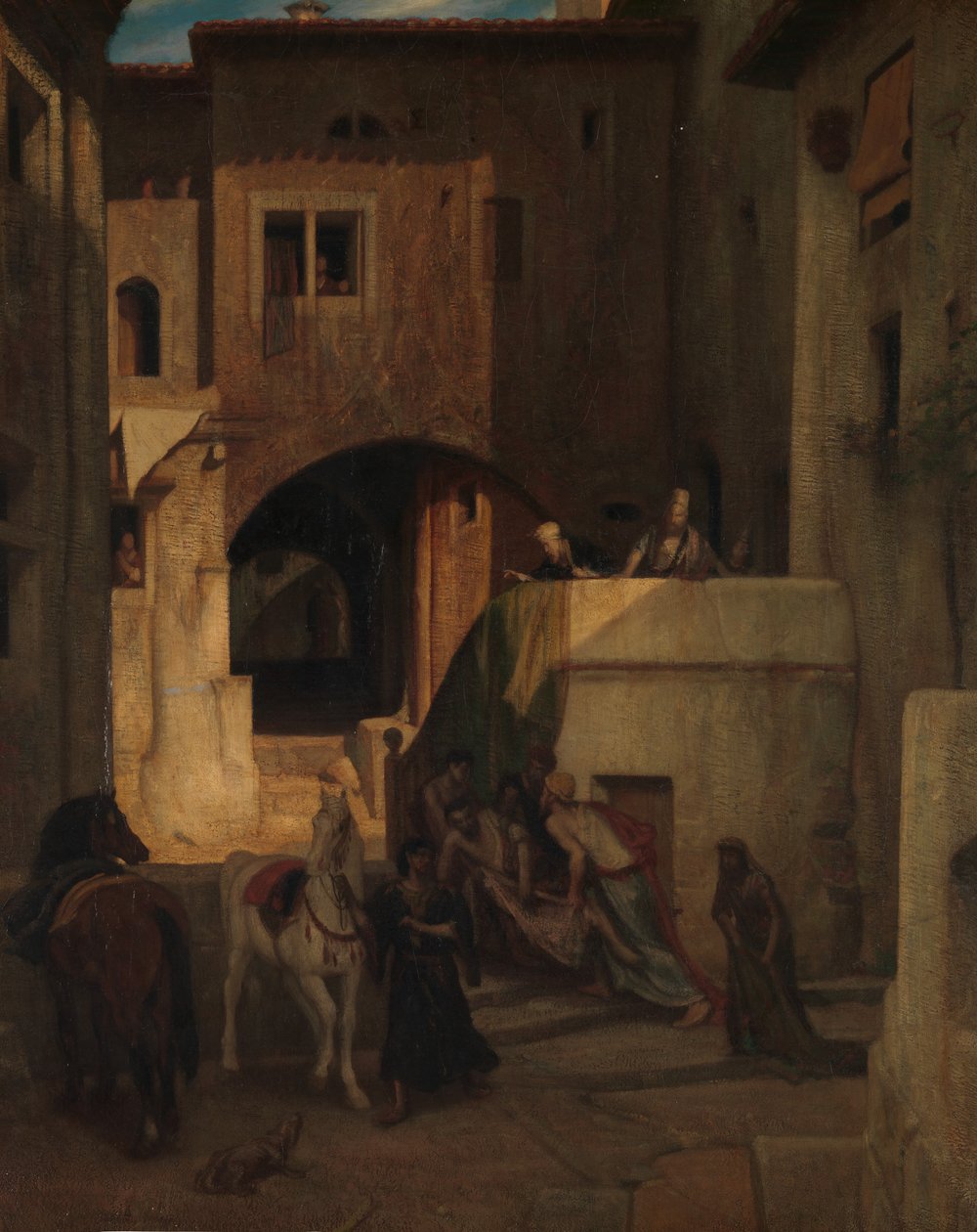 السامري الصالح بحلول عام 1853. بواسطة الكسندر جابرييل ديكامبس