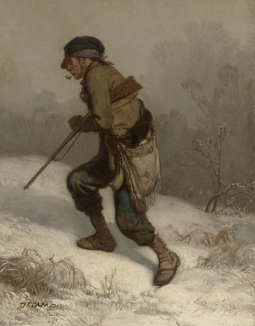 الصياد ، 1847 بواسطة الكسندر جابرييل ديكامبس