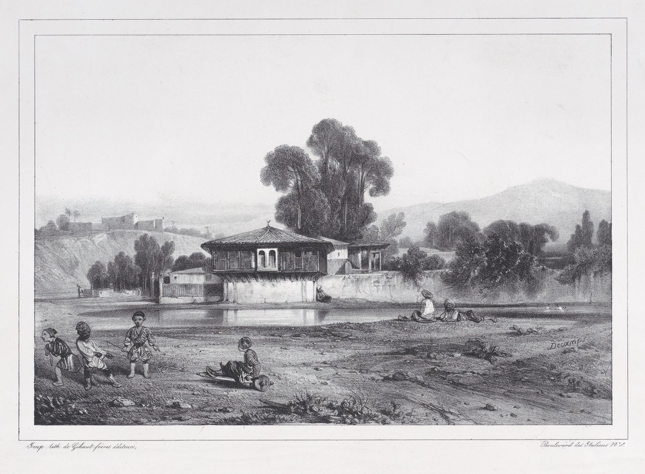 الثكنة التركية ، 1823-60. بواسطة الكسندر جابرييل ديكامبس