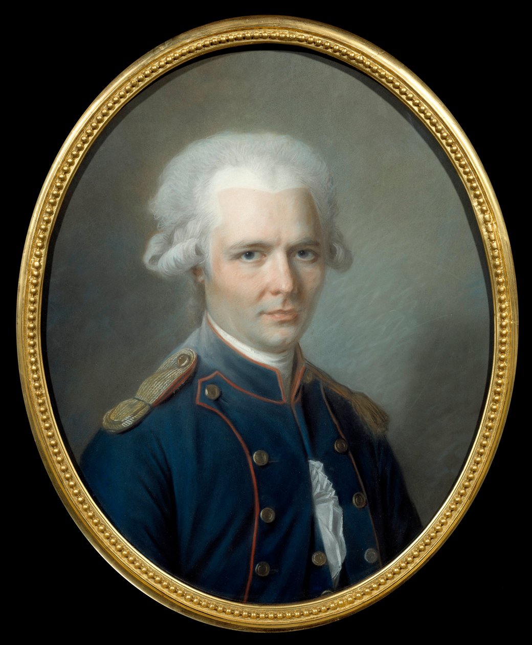 Portrait of the French writer Pierre Choderlos de Laclos (1741-1803) Pastel painting attributed to Aleksander Kucharski (1741-1819). 18th century Sun. 0,55x0,45 m Amiens, musee de l