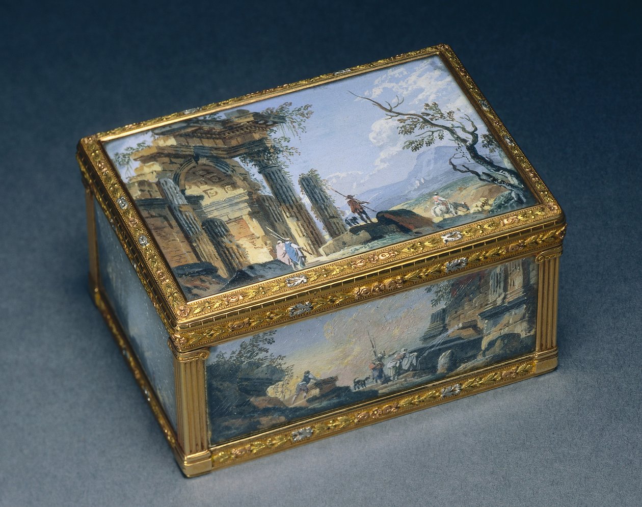 صندوق مستطيل ، c.1840-50 بواسطة ألكسندر ليفير