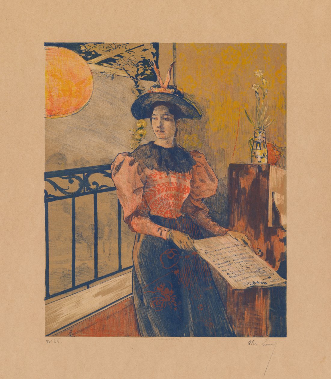 إضاءة ، 1893. بواسطة ألكسندر لونوا